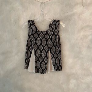 Soto dressy peplum tank